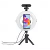 Hama SpotLight Smart 80 II φωτιστικό δακτύλιος LED, σετ για smartphone, με μίνι τρίποδο