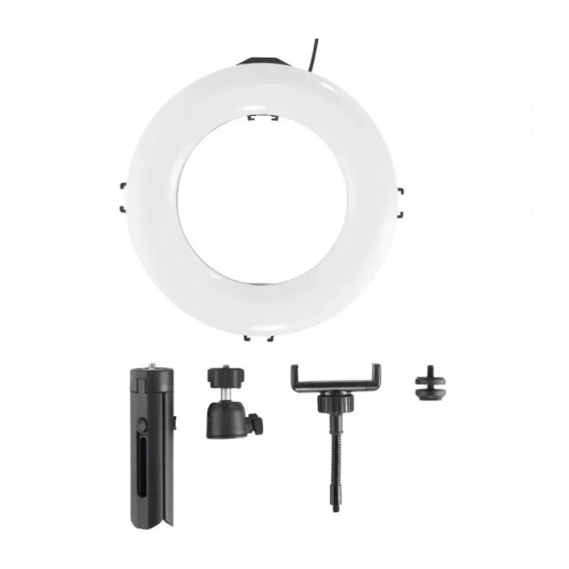 Hama SpotLight Smart 80 II φωτιστικό δακτύλιος LED, σετ για smartphone, με μίνι τρίποδο