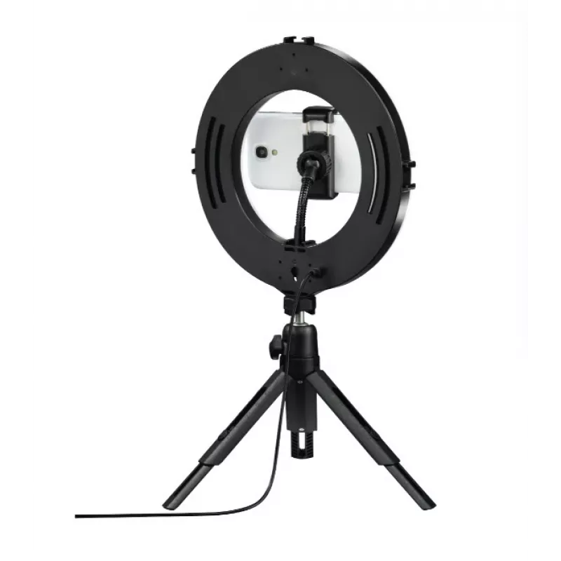Hama SpotLight Smart 80 II φωτιστικό δακτύλιος LED, σετ για smartphone, με μίνι τρίποδο