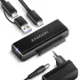 Axagon ADSA-FPX USB-C 10Gbps FAST PORT X Προσαρμογέας για SSD/HDD 2,5 ιντσών/3,5 ιντσών