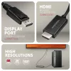 Καλώδιο Axagon RVD-HI20C2 DisplayPort -> HDMI 2.0b 1,8m, 4K/60Hz