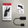 Προσαρμογέας Axagon RVD-HI20N DisplayPort -> HDMI 2.0b, 4K/60Hz