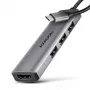 Hub Axagon HMC-H3A USB 5Gbps, 3x USB-A, HDMI 4k/30Hz, καλώδιο USB-C 15cm