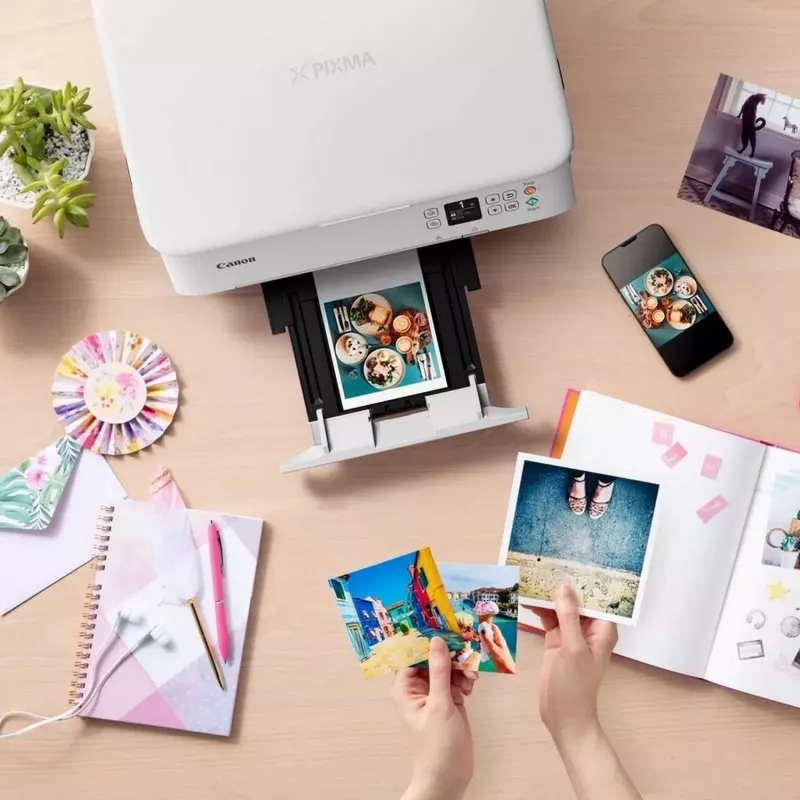 Canon PIXMA TS5351i 4462C106 έγχρωμο πολυμηχάνημα inkjet 3 σε 1, A4, 4800 x 1200 DPI, Wi-Fi, εκτύπωση διπλής όψης, λευκό