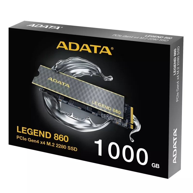 ADATA LEGEND 860 SLEG-860-1000GCS εσωτερικός Solid-State-Drive 1 TB M.2 PCI Express 4.0 NVMe 3D NAND