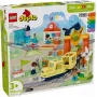 Σετ παιχνιδιού σιδηροδρόμου LEGO DUPLO 10428 Μεγάλο διαδραστικό τρένο κοινότητας — μεγάλο διαδραστικό τρένο για νήπια