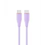 GEMBIRD USB Type-C Power Delivery (PD) 60W καλώδιο σιλικόνης φόρτισης και δεδομένων, 1,5 m Μωβ