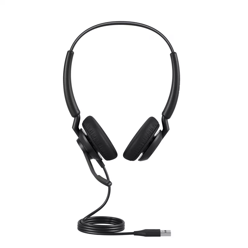 Jabra Engage 40 - (Inline Link) USB-C/A UC Stereo, Ενσύρματο, Γραφείο/Callcenter, 63 g, Headset, Μαύρο