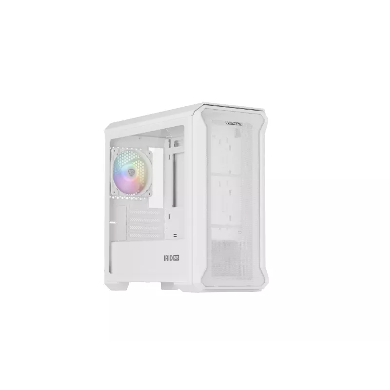 GENESIS Irid 503 Mini Tower Διαφανές, Λευκό