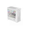 GENESIS Irid 503 Mini Tower Διαφανές, Λευκό
