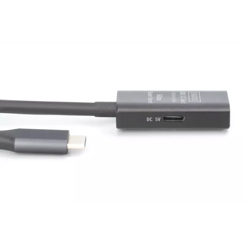 DIGITUS Ενεργό καλώδιο επέκτασης USB-C – 5G USB 3.2 Gen1 USB-C – USB-C (M/F) – 5m