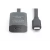 DIGITUS Ενεργό καλώδιο επέκτασης USB-C – 5G USB 3.2 Gen1 USB-C – USB-C (M/F) – 5m