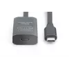 DIGITUS Ενεργό καλώδιο επέκτασης USB-C - 5G USB 3.2 Gen1 USB-C - USB-C (M/F) - 10m