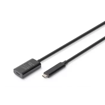 DIGITUS Ενεργό καλώδιο επέκτασης USB-C – 10G USB 3.2 Gen2 USB-C – USB-C (M/F) – 5 m