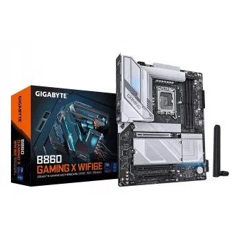 GIGABYTE B860 GAMING X WIFI6E Μητρική - Intel Core Ultra Series CPUs, 12+1+2+1 φάσεις VRM, έως 9066MHz DDR5, 1xPCIe 5.0 + 2xPCIe 4.0 M.2, 2.5GbE LAN, WIFI 6E, USB4