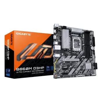 GIGABYTE B860M D3HP Μητρική - Intel Core Ultra Series CPUs, 4+1+2+1 φάσεις VRM, έως 9066MHz DDR5, 2xPCIe 4.0 M.2, GbE LAN, USB 3.2 Gen 1