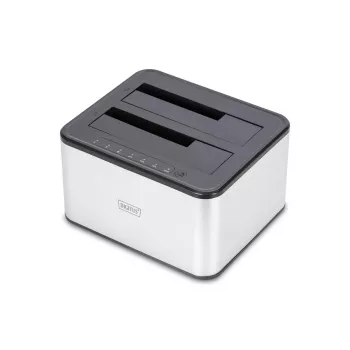 DIGITUS Σταθμός σύνδεσης SATA USB 3.0 – 2-Port 2,5 ίντσες/3,5 ίντσες SSD/HDD Λειτουργία κλωνοποίησης