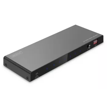 DIGITUS Διαχωριστής HDMI 1x4 8K/60 Hz (4:4:4) Toslink Stereo EDID Control