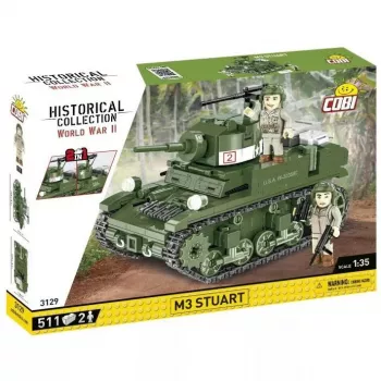 Σετ τουβλάκια Cobi Blocks M3 Stuart, 511 τεμάχια, συμβατό με άλλες μάρκες