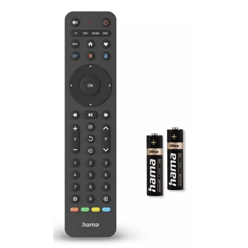 Hama 00221053 Τηλεχειριστήριο IR Wireless TV Πλήκτρα
