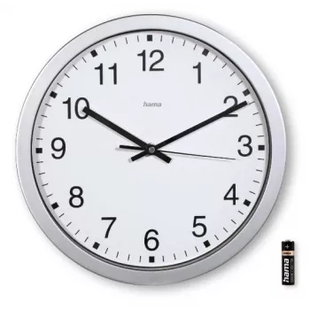 Hama Mallorca Ρολόι quartz Στρογγυλό Ασήμι, Λευκό