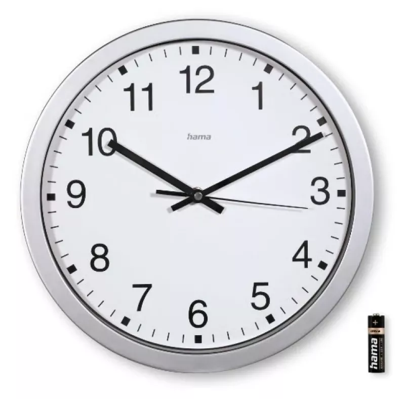 Hama Mallorca Ρολόι quartz Στρογγυλό Ασήμι, Λευκό