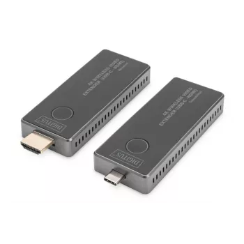 DIGITUS σετ ασύρματου εκτεταμένου AV 4K 30 m USB-C - HDMI