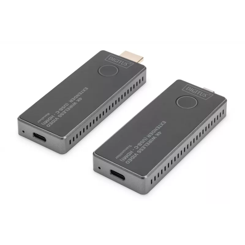 DIGITUS σετ ασύρματου εκτεταμένου AV 4K 30 m USB-C - HDMI