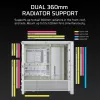 CORSAIR Mid-tower - θήκη Midi Frame 4000d λευκό
