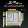 CORSAIR Mid-tower - θήκη Midi Frame 4000d Rs ArGB λευκό
