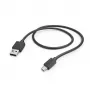 Hama 00201584 Καλώδιο USB USB 2.0 1 m Micro-USB A USB A Μαύρο
