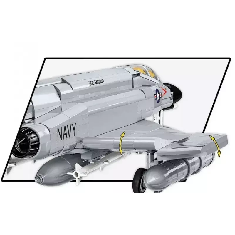 Cobi Blocks Armed Force F-4 Phantom II μοντέλο, σετ κατασκευής 703 τεμαχίων