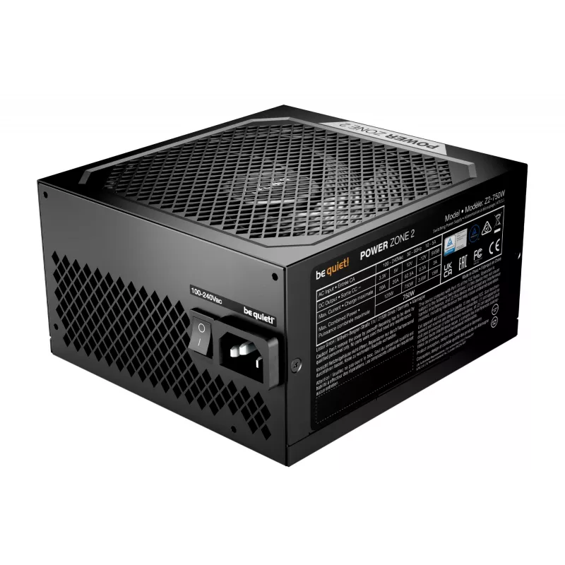 be quiet! POWER ZONE 2 750W τροφοδοτικό 20+4 pin ATX ATX Μαύρο