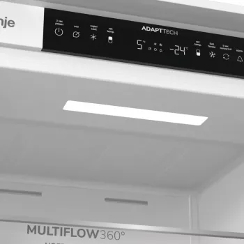 Gorenje NRKI519E41 εντοιχιζόμενο ψυγείο-καταψύκτης, 284 l, NoFrost DualAdvance, 6 kg/24 ώρες, ενεργειακή κλάση E, λευκό
