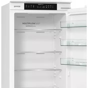Gorenje NRKI519E41 εντοιχιζόμενο ψυγείο-καταψύκτης, 284 l, NoFrost DualAdvance, 6 kg/24 ώρες, ενεργειακή κλάση E, λευκό