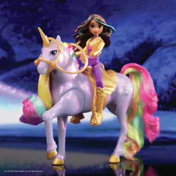 Spin Master Unicorn Academy 6067325 Light Magic Wildstar και Sophia σετ κούκλας και φιγούρας μονόκερου, από 4 ετών