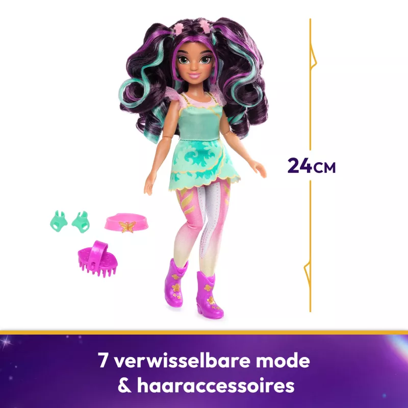Κούκλα μόδας Spinmaster Unicorn Academy Ava 241 mm πολύχρωμη