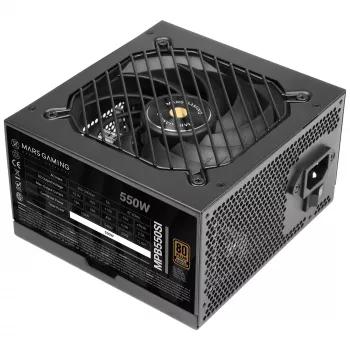 Mars Gaming MPB550SI Τροφοδοτικό 550 W 24-pin ATX ATX μαύρο