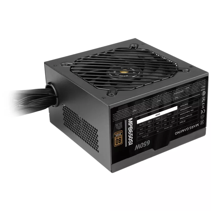 Mars Gaming MPB650SI Τροφοδοτικό 650 W 24-Pin ATX ATX μαύρο