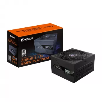 GIGABYTE AORUS ELITE P850W Τροφοδοτικό – PCIe 5.0, 80 PLUS Platinum, πλήρως modular σχεδιασμός, ανεμιστήρας 120 mm, συμβατό με ATX 3.0, βύσμα EU
