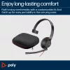 HP Poly Blackwire 5210 Μονοφωνικό Headset USB-C + Βύσμα 3.5mm + Προσαρμογέας USB-C/A