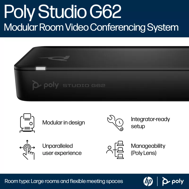 HP Poly Studio G62 Σύστημα βιντεοδιάσκεψης