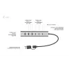 i-tec USB-C/USB-A Μεταλλικό HUB φόρτισης 7 θυρών (3x USB-C, 4x USB-A)