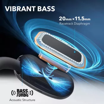 ANKER Earbuds - Soundcore Aerofit 2 - Μαύρα