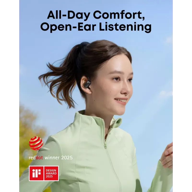 ANKER Earbuds - Soundcore Aerofit 2 - Μαύρα