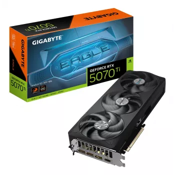 GIGABYTE GeForce RTX 5070 Ti EAGLE OC SFF 16G Κάρτα γραφικών - 16GB GDDR7, 256bit, PCI-E 5.0, 2542 MHz πυρήνας, 3 x DP 2.1a, 1 x HDMI 2.1b, NVIDIA DLSS 4, GV-N507TEAGLE OC-16GD