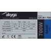 Akyga AK-B1-700 Basic 700 W ATX τροφοδοτικό, παθητικό PFC, ανεμιστήρας 120 mm, γκρι