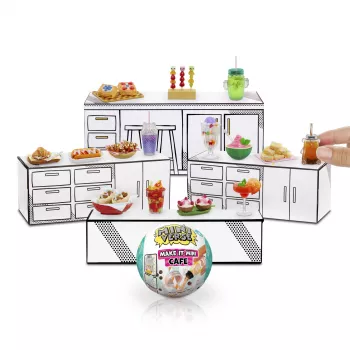 Miniverse Make It Mini Foods: Cafe σε PDQ Series 4, 8 ετών, Πολύχρωμο, Πλαστικό