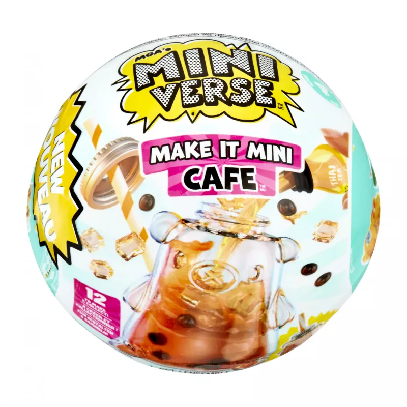 Miniverse Make It Mini Foods: Cafe σε PDQ Series 4, 8 ετών, Πολύχρωμο, Πλαστικό