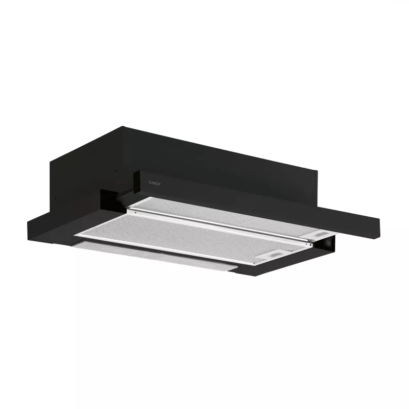 Candy CBT625/2B/1 Ημιεντοιχιζόμενος (εξολκυόμενος) Μαύρο 332,1 m³/h